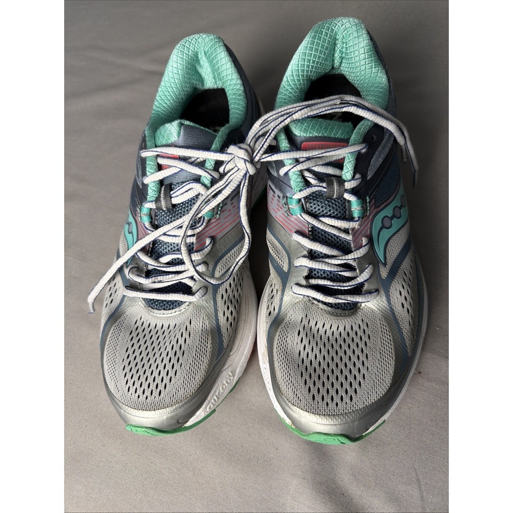 Saucony Guide 10 Women's Running Shoe, Women's US 9 Grey Teal, S10350-5